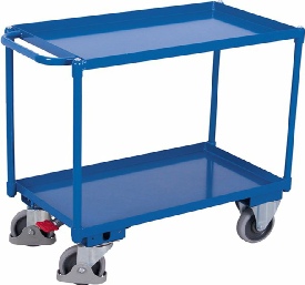 Transportbord til kemikaliedunke mm. St�lbord med kanter