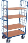 Etage rullevogn med 4 hylder
