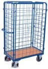 Pakkebur med hjul og 4 sider