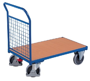 Transportvogn, Platvogn med gitterside Transportvogn, Platvogn med gitterside