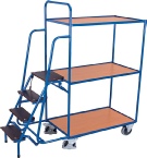 Plukke transportbord med trin Plukke transportbord med trin
