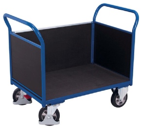 Transportvogn med 3 sider. Til tunge laster Transportvogn med 3 sider. Til tunge laster